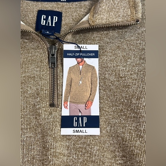 Gap - Men's Long Sleeve Half Zip Mock Neck Warm & Stylish Sweater - S - Picture 10 of 10